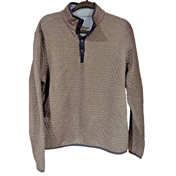 Southern Tide Mens Quilted Pullover Button Mock Neck Casual Everyday - Picture 1 of 7